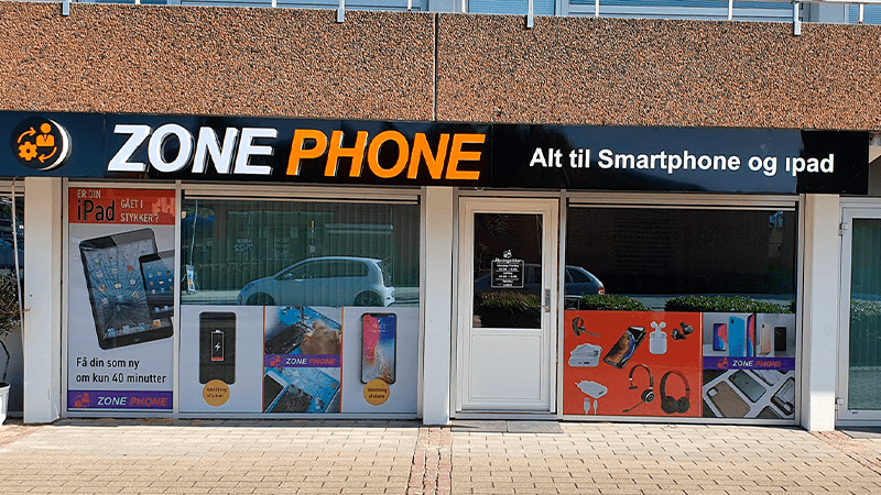 butikker smartphone reparation støvring