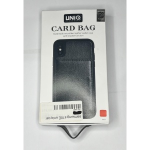 Samsung S10E Uniq card bag cover Rød