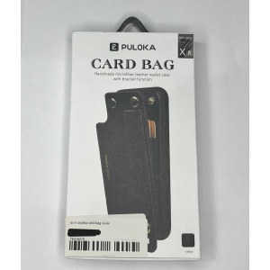 iPhone XR Puloka Card Bag cover Black