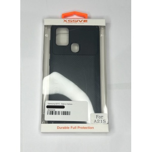 Samsung A21S - Xssive Carbon TPU Back Case