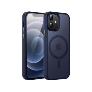 iPhone 12/ 12 Pro- Magnetic Cover Compatible with MagSafe- Mørkeblå